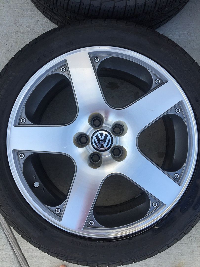 [For Sale] VW Monte Carlo (5x100) Wheels (X4) + Lightly